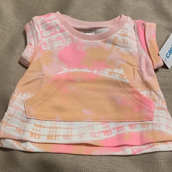 Carter’s Baby Girl French Terry Set - Picture 2 of 8